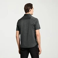 Van Heusen Performance Mens Short Sleeve Regular Fit Button-Down Shirt