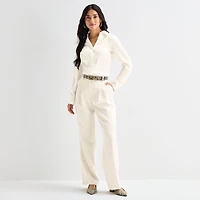 Worthington Womens Long Sleeve Slim Fit Blouse