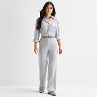 Worthington Womens Long Sleeve Blouse