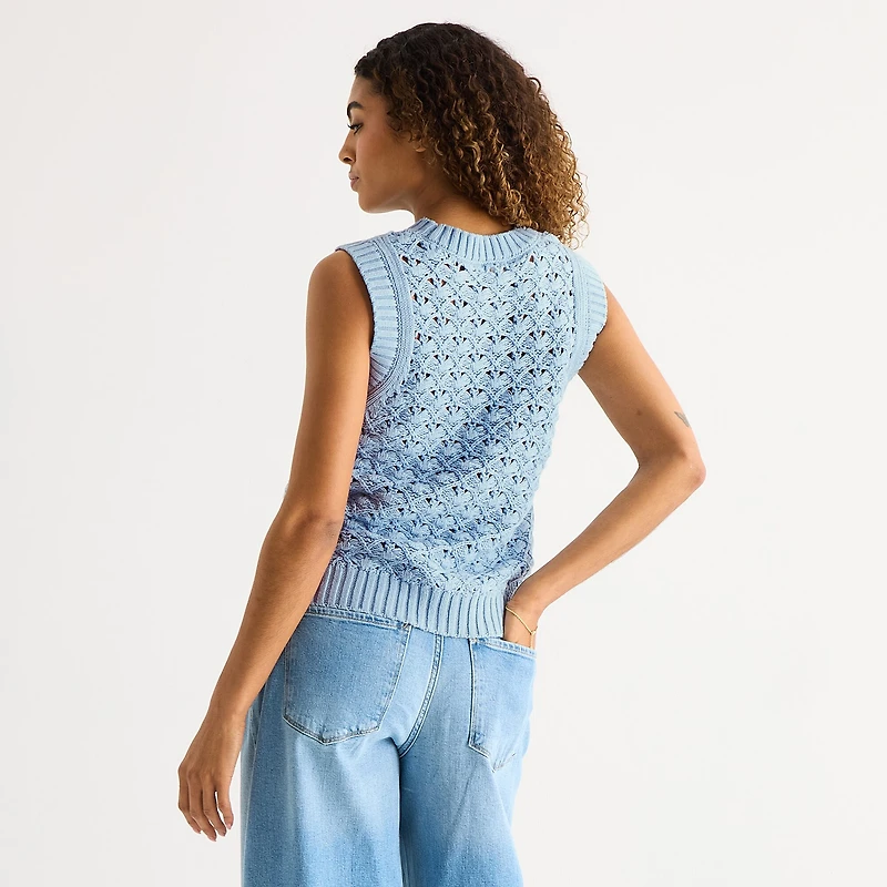 a.n.a Womens Crew Neck Sweater Vest