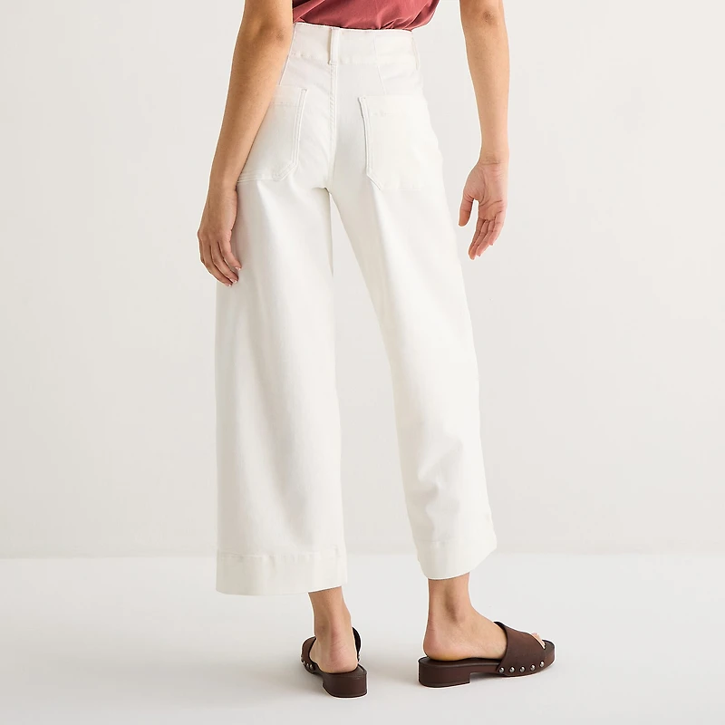 a.n.a Patch Pocket Womens Highest Rise Cropped Jean