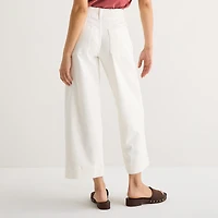 a.n.a Patch Pocket Womens Highest Rise Cropped Jean