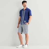 St. John's Bay Mens Short Sleeve Camp Shirt