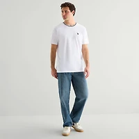 U.S. Polo Assn. Tipped Mens Crew Neck Short Sleeve Stretch Fabric T-Shirt