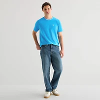 U.S. Polo Assn. Tipped Mens Crew Neck Short Sleeve Stretch Fabric T-Shirt