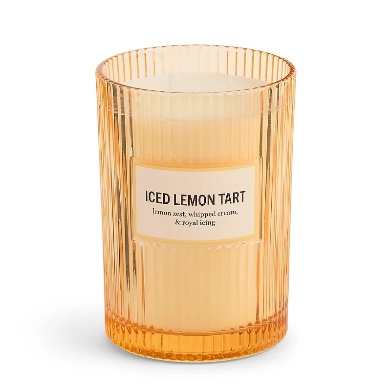 Martha Stewart 19oz Iced Lemon Tart 2-Wick Scented Jar Candle