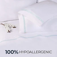 SUPERIOR® Egyptian Cotton Embroidered 1000tc Deep Pocket Sheet Set