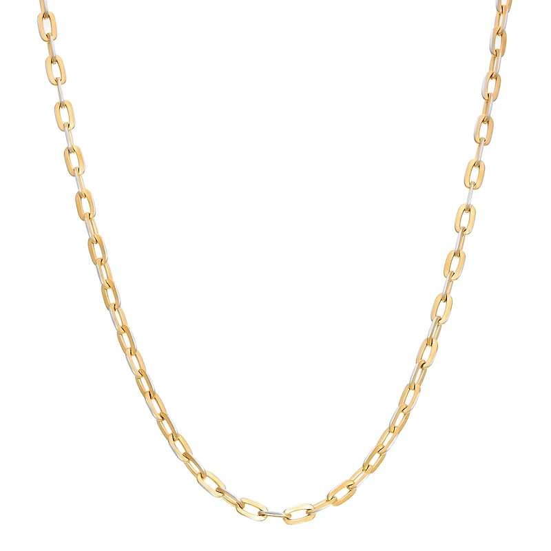 Mens Stainless Steel 24 Inch Link Necklace