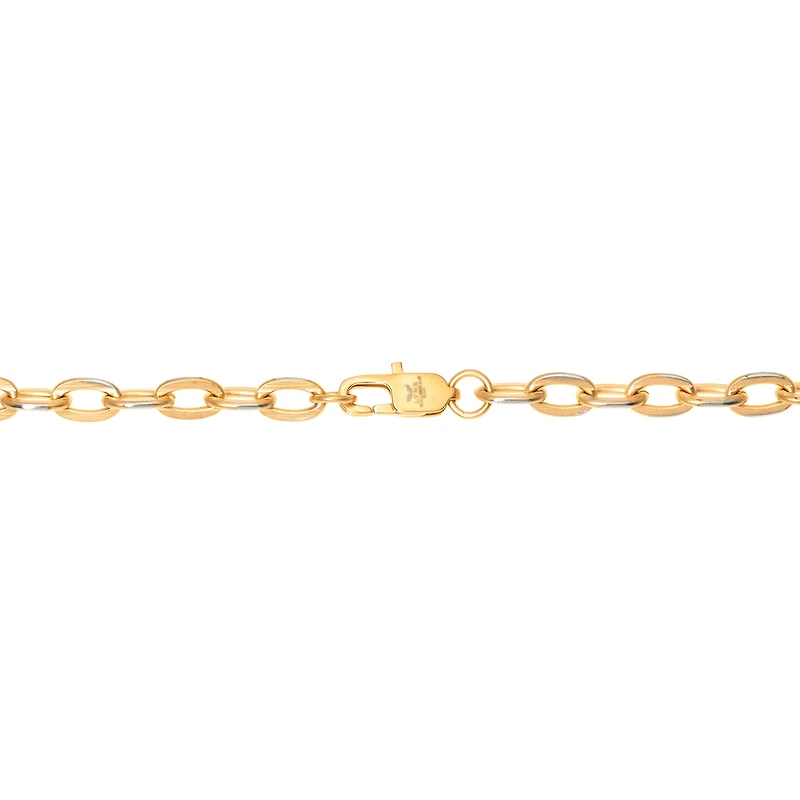 Mens Stainless Steel 24 Inch Link Necklace