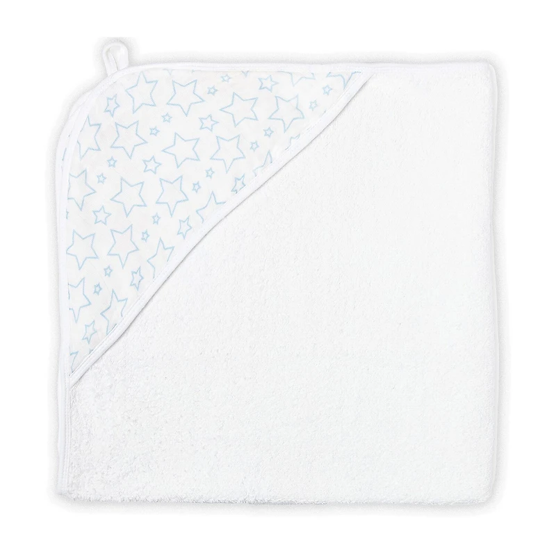 3 Stories Trading Company Baby Stars Muslin Hooded Towel