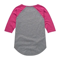 Little & Big Kid Girls Crew Neck Elbow Sleeve Regular Fit Monsters High Graphic T-Shirt