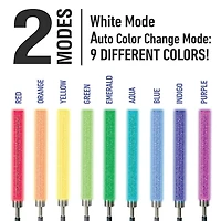 Bell + Howell Glimmer Sticks Solar Powered Landscape Lighting - Set of 4