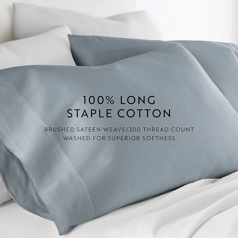 Casual Comfort Solid Cotton 300tc Pillowcase