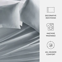 Casual Comfort Solid Cotton 300tc Pillowcase