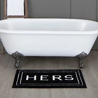 Mohawk Home Knitted His & Hers Bath Mat