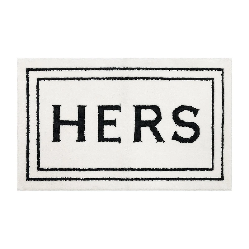 Mohawk Home Knitted His & Hers Bath Mat