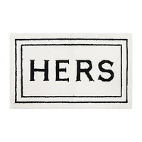 Mohawk Home Knitted His & Hers Bath Mat