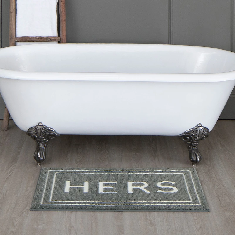 Mohawk Home Knitted His & Hers Bath Mat