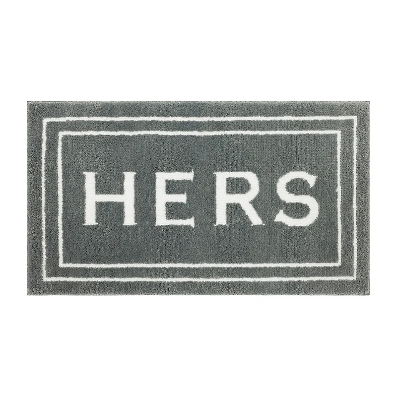 Mohawk Home Knitted His & Hers Bath Mat