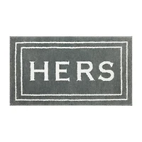 Mohawk Home Knitted His & Hers Bath Mat