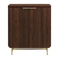 Scandinavian 2-Door Accent Cabinet