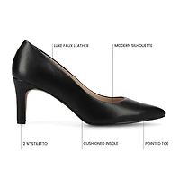 Journee Collection Scylee Womens Pointed Stiletto Heel Pumps