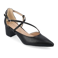 Journee Collection Galvinn Womens Pointed Flat Heel Pumps