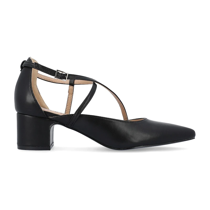 Journee Collection Galvinn Womens Pointed Flat Heel Pumps