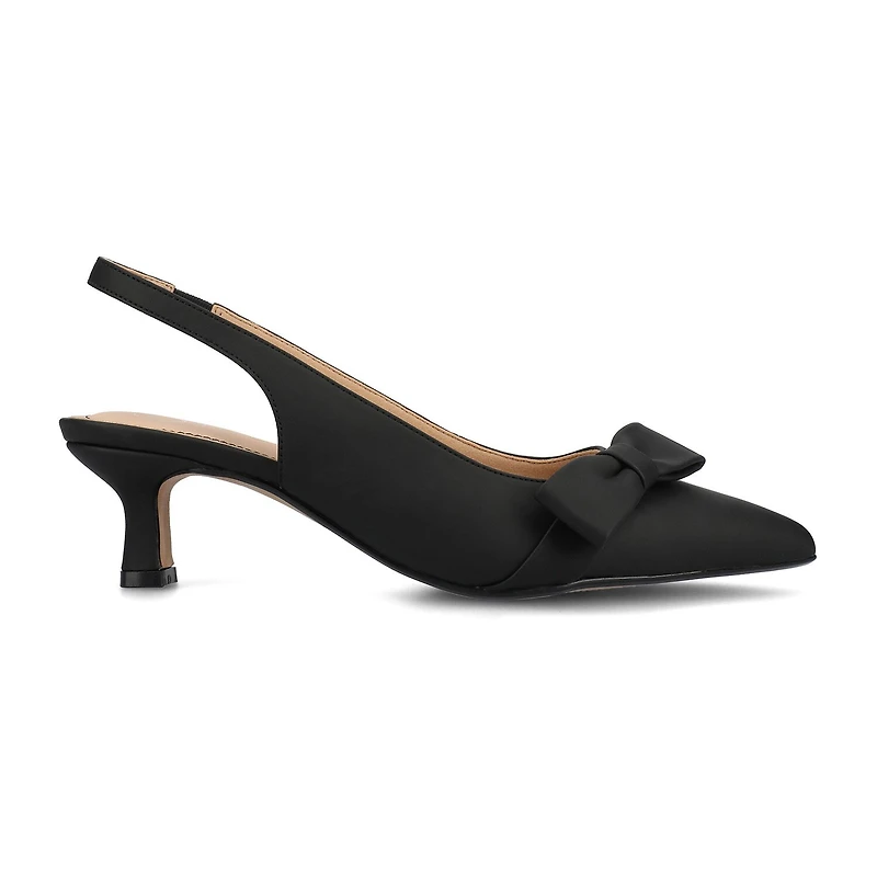 Journee Collection Paloma Womens Pointed Closed Toe Kitten Heel Pumps