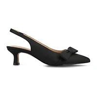 Journee Collection Paloma Womens Pointed Closed Toe Kitten Heel Pumps
