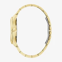Bulova Mens Gold Tone Stainless Steel Bracelet Watch 97b227
