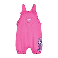 Disney Baby Girls 2-pc. Minnie Mouse Shortall Set