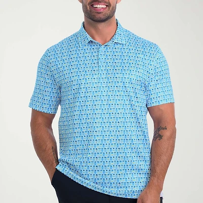 Antigua Mens Regular Fit Short Sleeve Polo Shirt