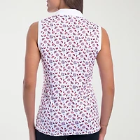 Antigua Spring 2025 Womens Sleeveless Polo Shirt