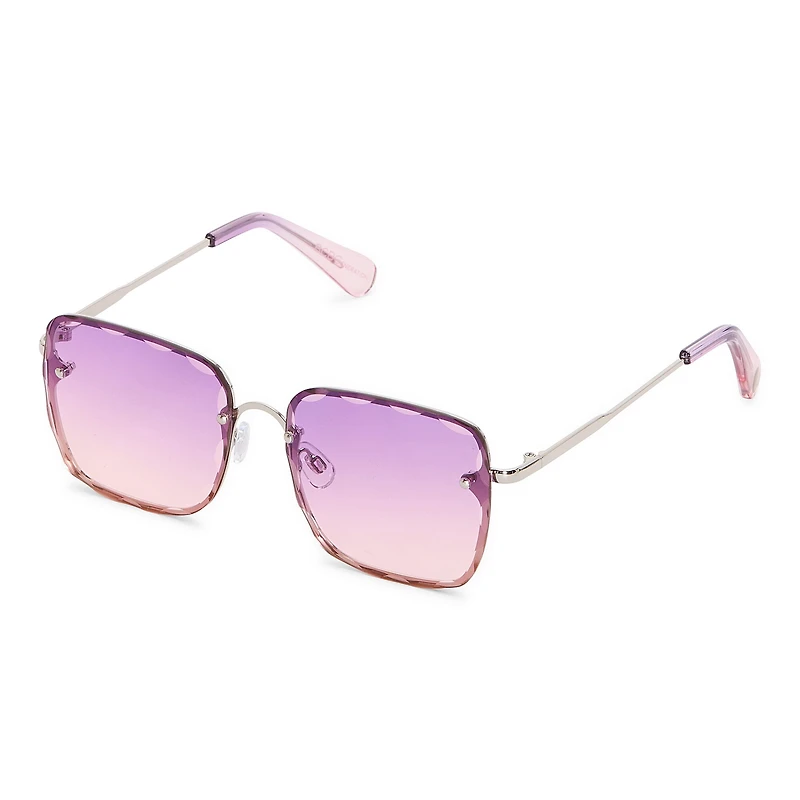 BCBGeneration Beveled Womens UV PROTECTION Square Sunglasses