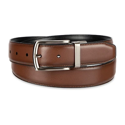 Haggar Leather 32mm Dress Mens Belt