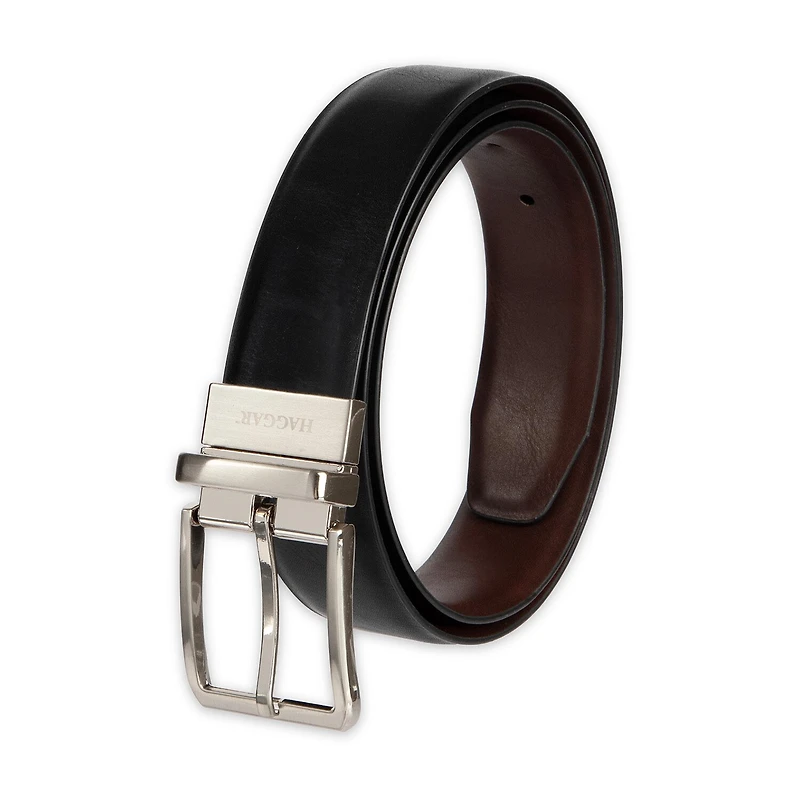 Haggar Reversible 35mm Dress Belt Mens