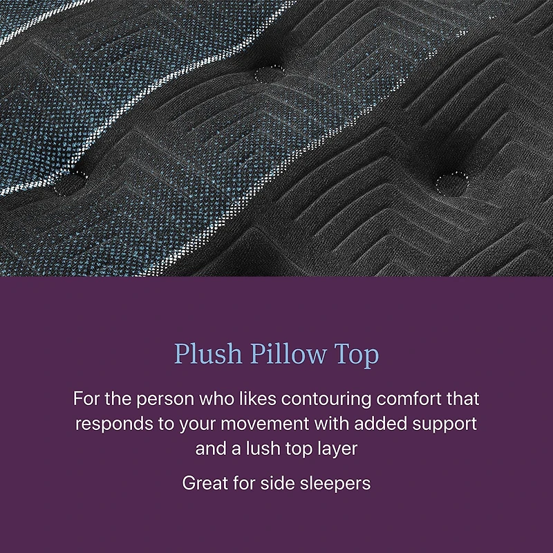 Beautyrest World Class Level Four 16.25" Plush Pillow top - Mattress Only