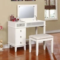 Linon Eva 2-pc. Vanity & Stool Set