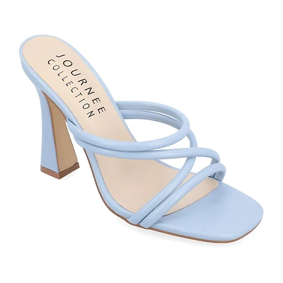 Journee Collection Womens Louisse Heeled Sandals
