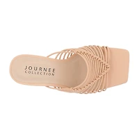 Journee Collection Womens Saskia Heeled Sandals