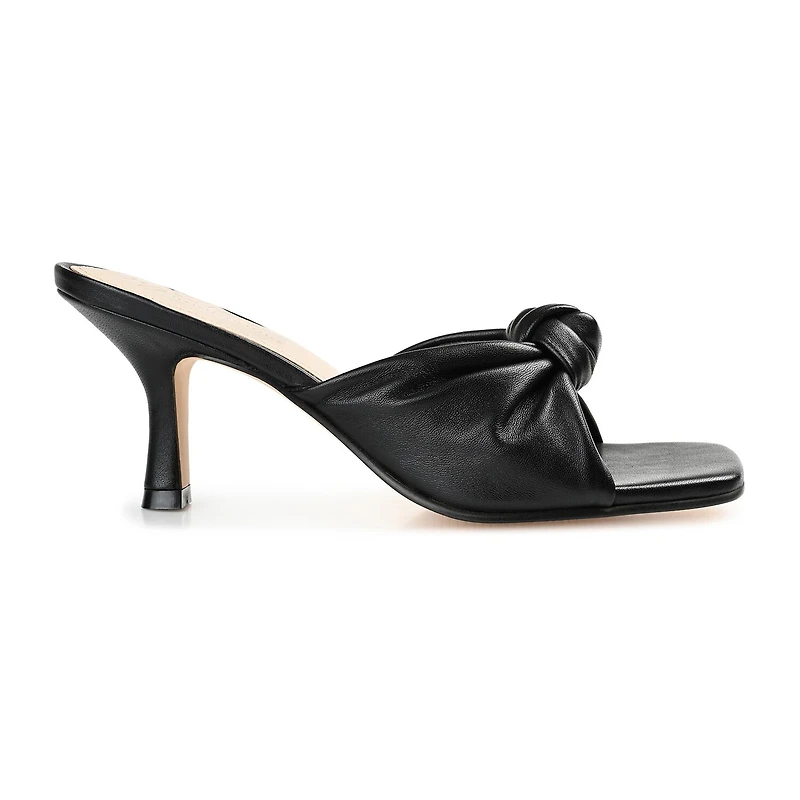 Journee Signature Finlee Womens Square Open Toe Stiletto Heel Pumps