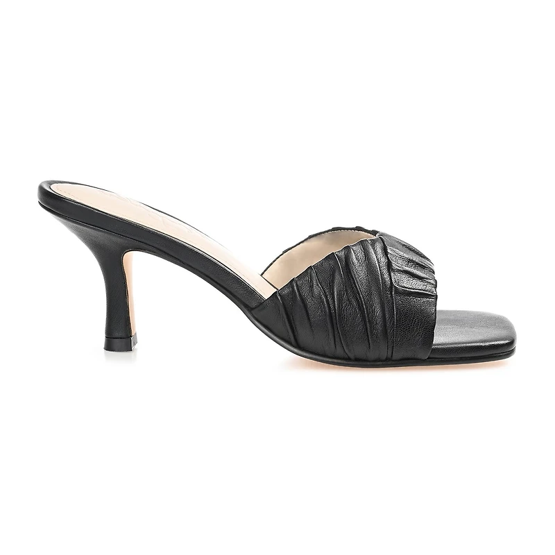 Journee Signature Juliette Womens Square Open Toe Stiletto Heel Pumps