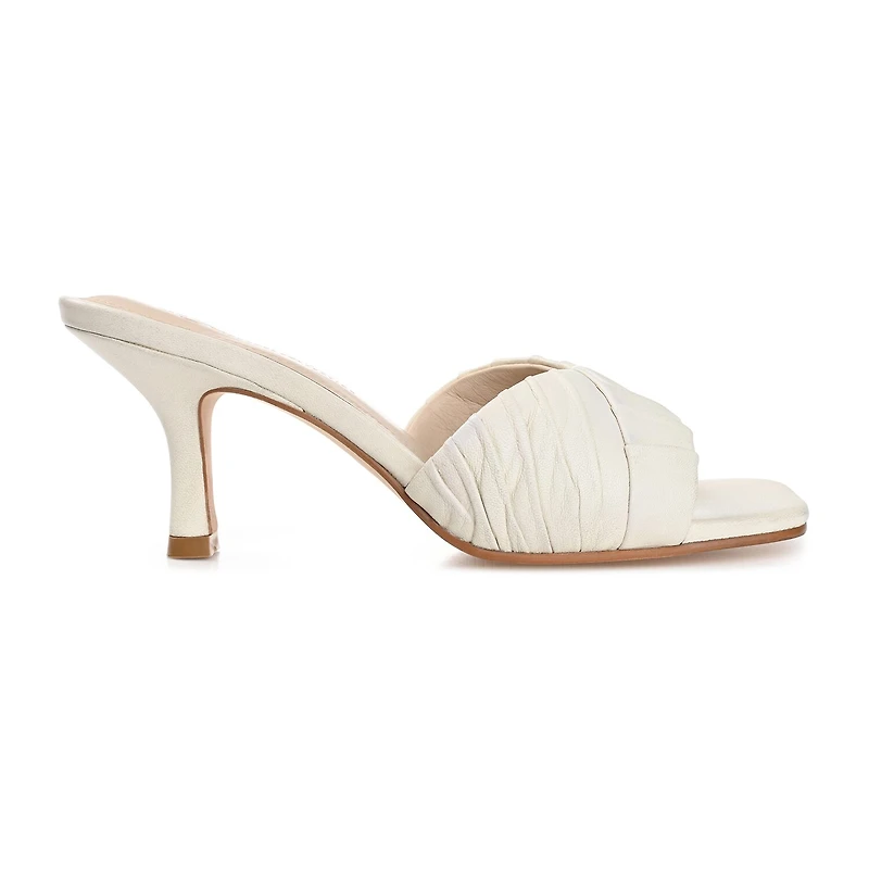 Journee Signature Juliette Womens Square Open Toe Stiletto Heel Pumps