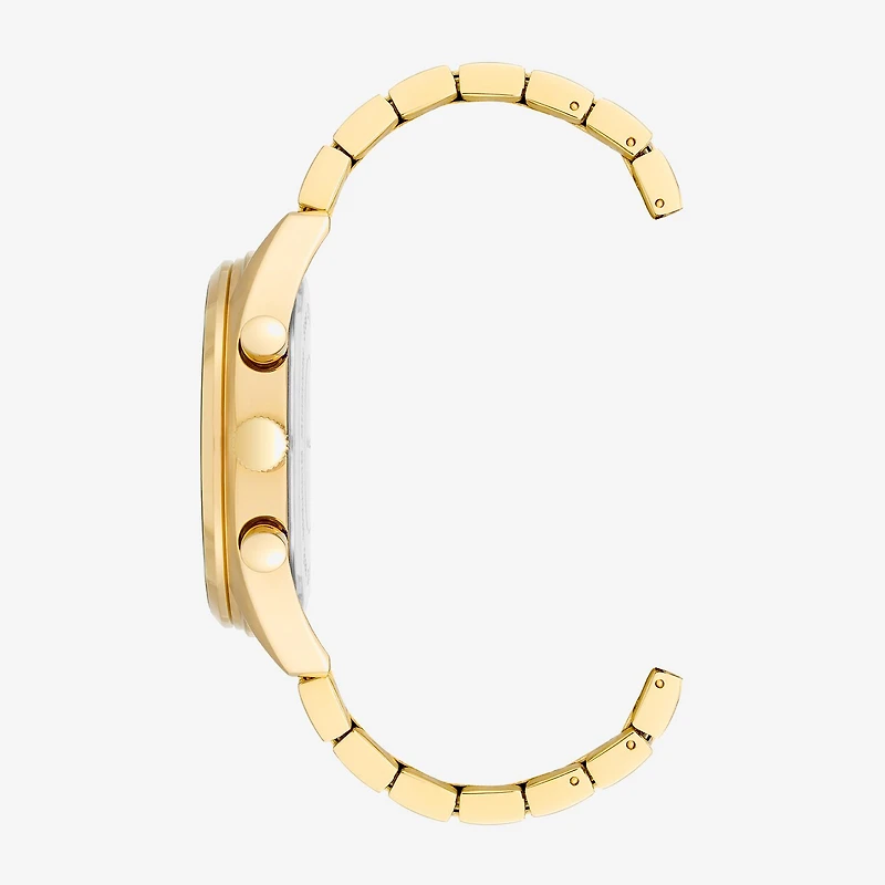 Armitron Mens Gold Tone Stainless Steel Bracelet Watch 20/5555chgp