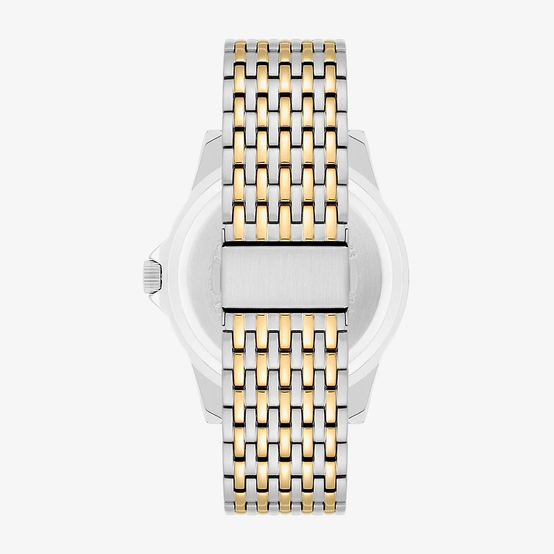Armitron Mens Two Tone Stainless Steel Bracelet Watch 20/5557wttt