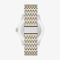Armitron Mens Two Tone Stainless Steel Bracelet Watch 20/5557wttt