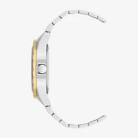Armitron Mens Two Tone Stainless Steel Bracelet Watch 20/5557wttt