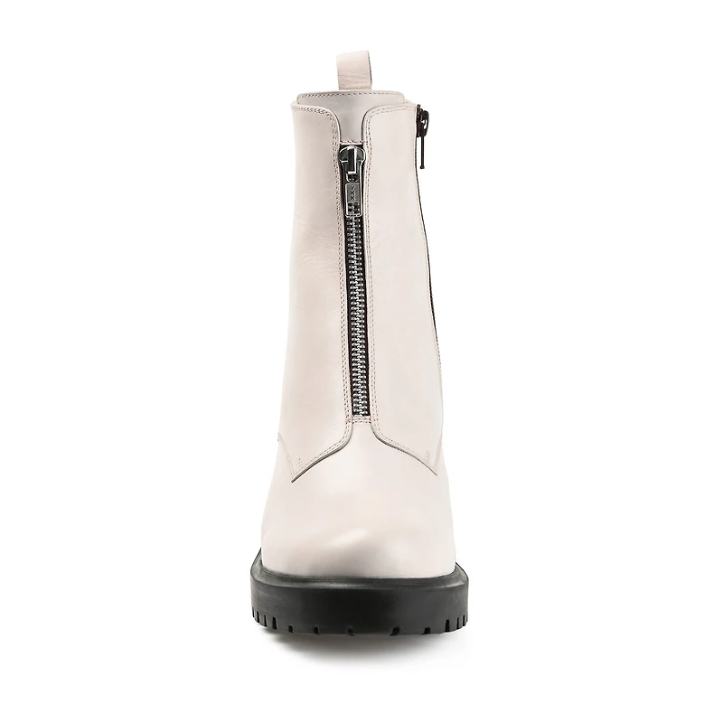 Journee Signature Womens Norrah Stacked Heel Booties