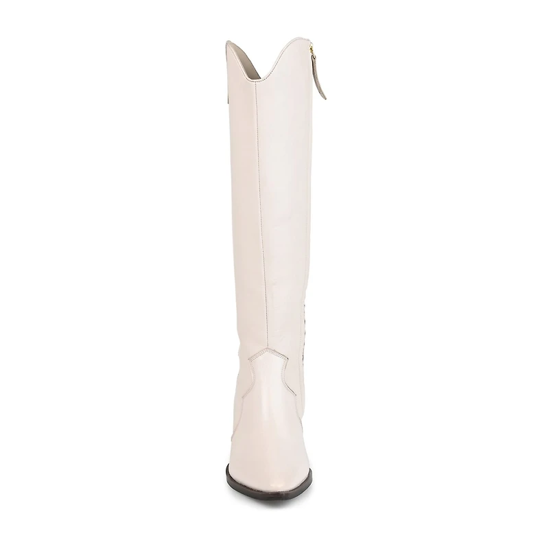 Journee Signature Womens Pryse Block Heel Dress Boots